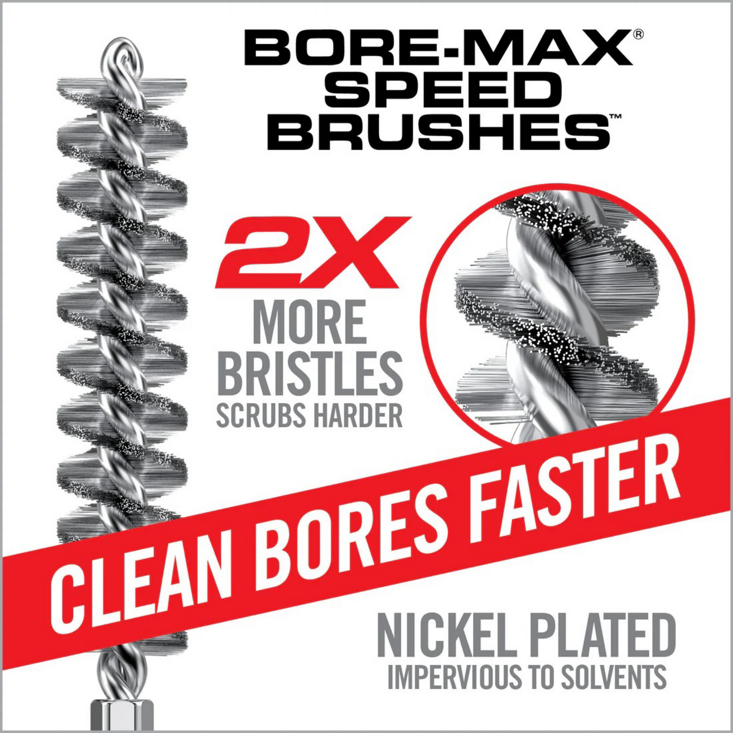REAL AVID BORE-MAX SPEED BRUSH .45 REINIGUNGSBÜRSTE