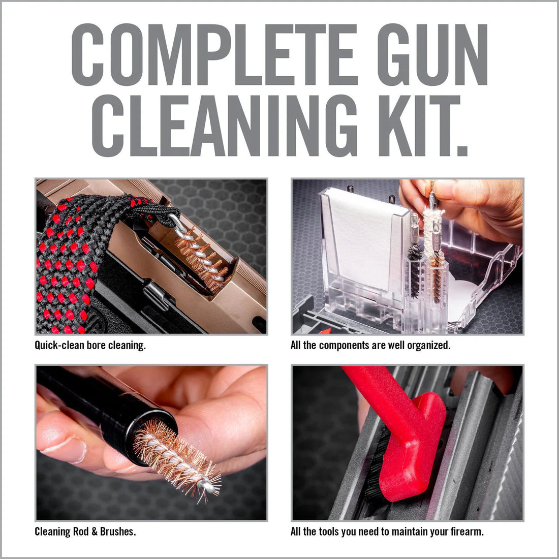 REAL AVID GUN BOSS MULTI-KIT .357 / .38 / 9MM Set