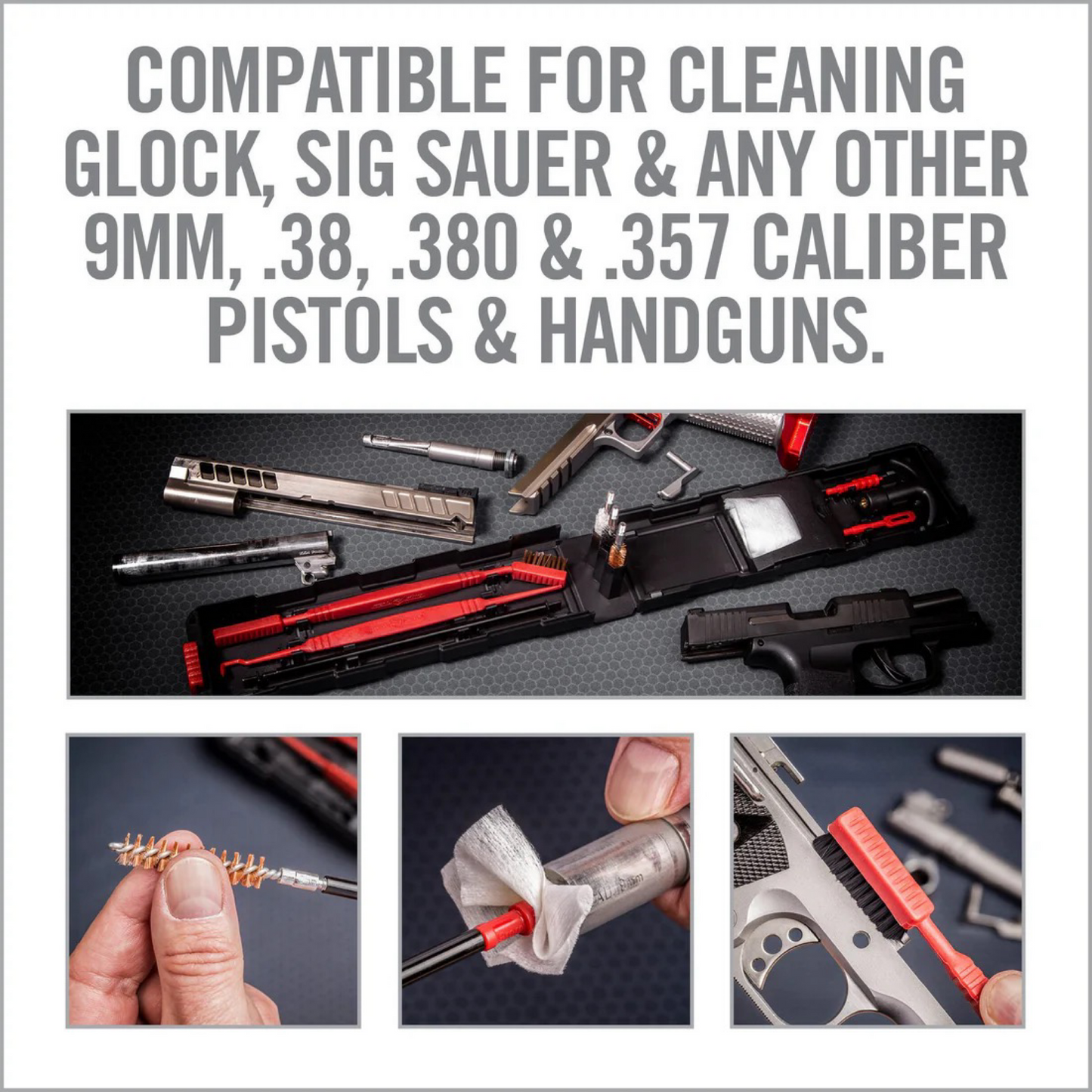 REAL AVID Prime 9 - Reinigunskit für 9mm/.38/.357