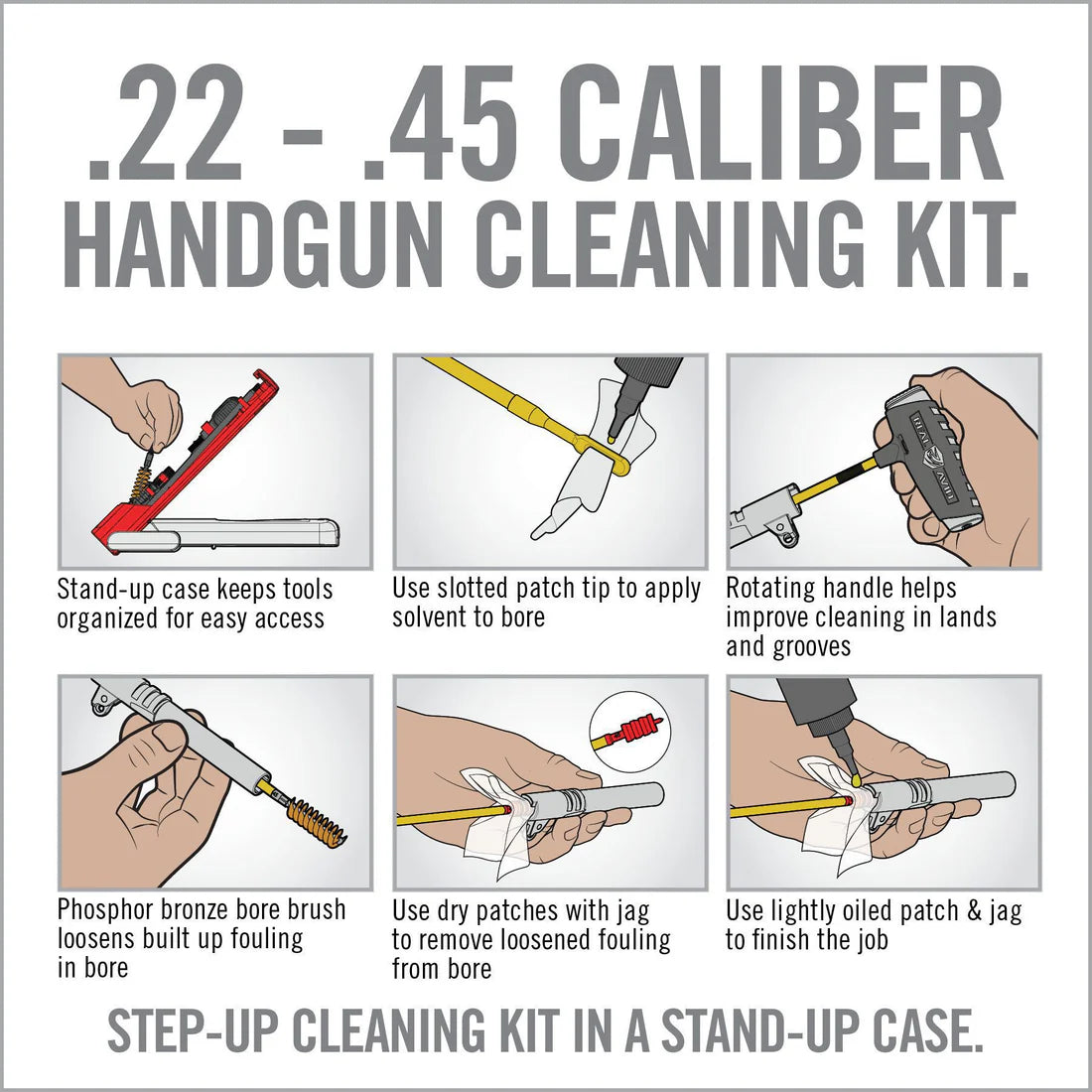 REAL AVID GUN BOSS PRO HANDGUN CLEANING KIT