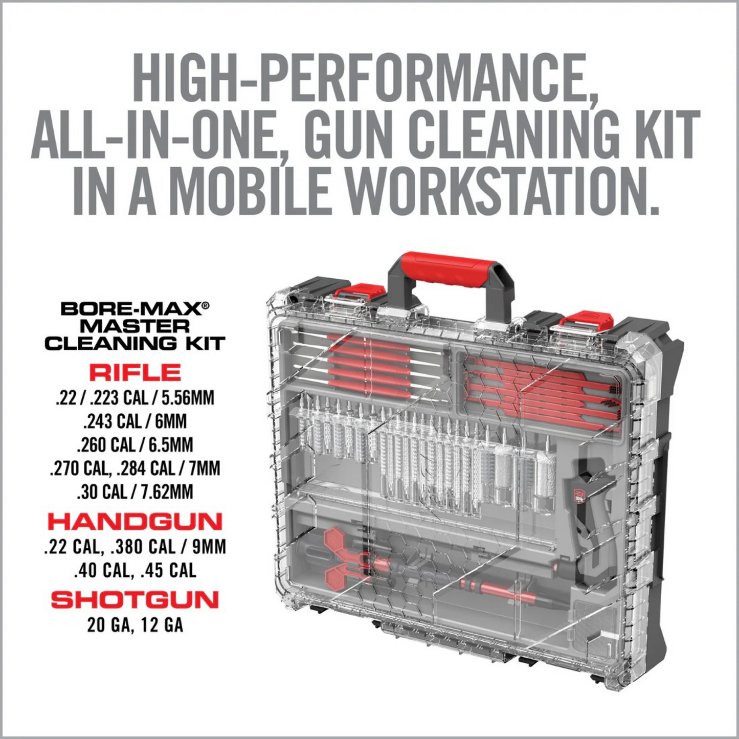 REAL AVID BORE-MAX MASTER REINIGUNGS SET MIT MOBILE REINIGUNGSSTATION