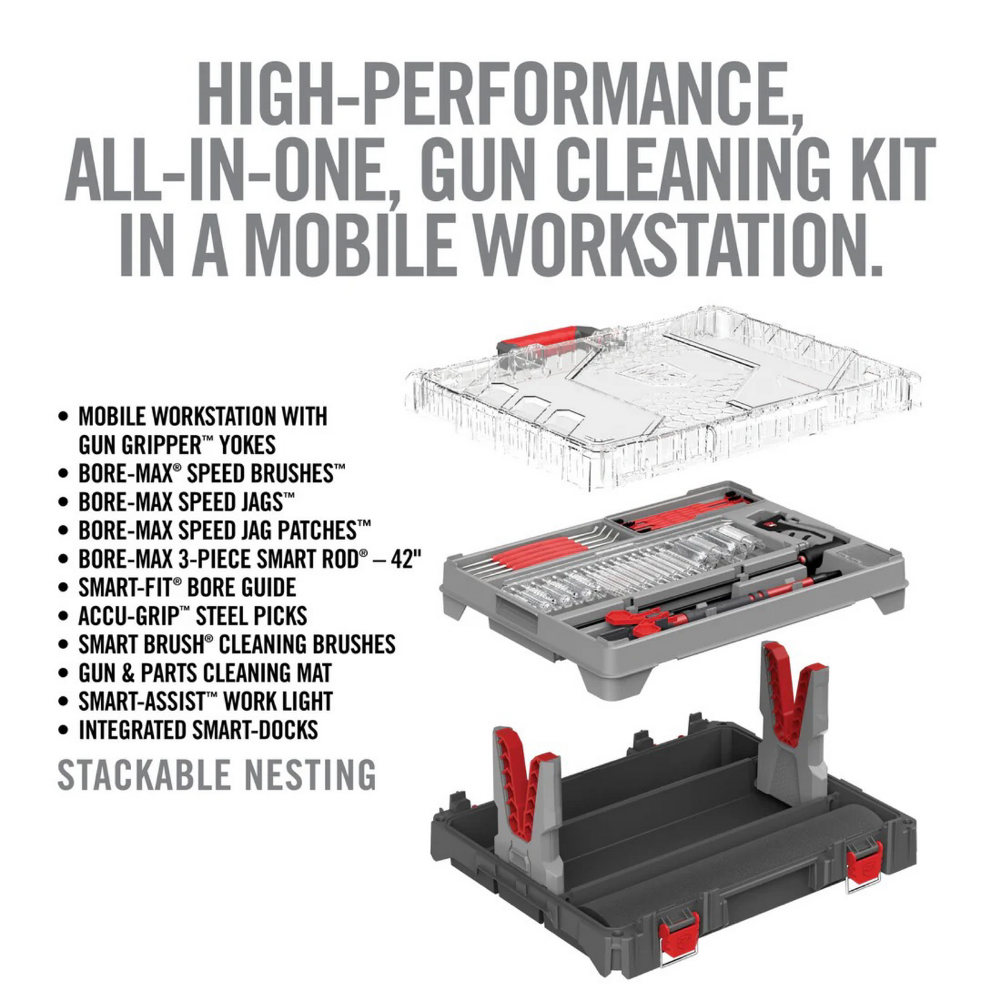 REAL AVID BORE-MAX MASTER REINIGUNGS SET MIT MOBILE REINIGUNGSSTATION