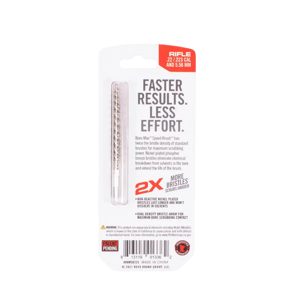 REAL AVID BORE-MAX SPEED BRUSH .22 / .223
