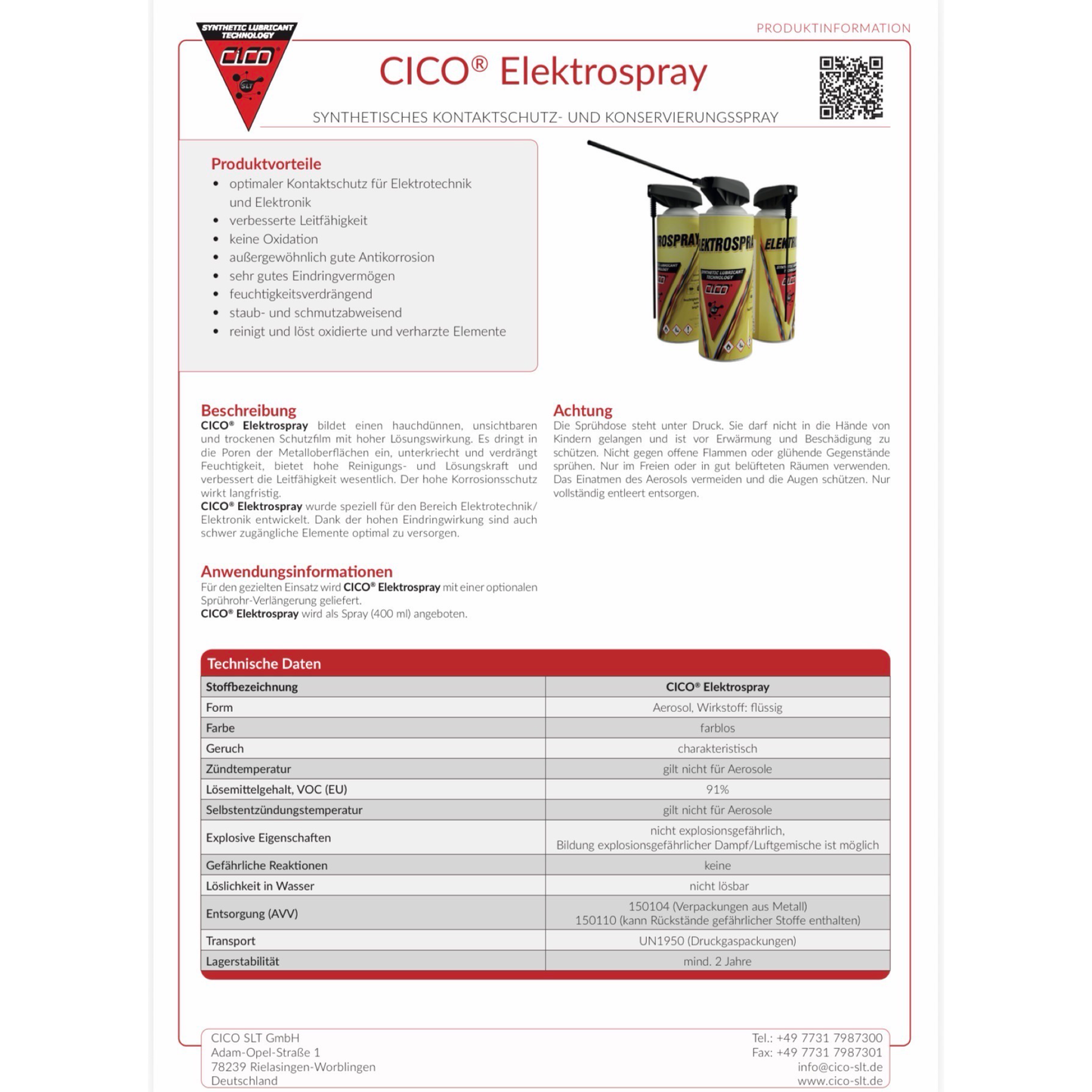 CICO Elektrospray 400ml