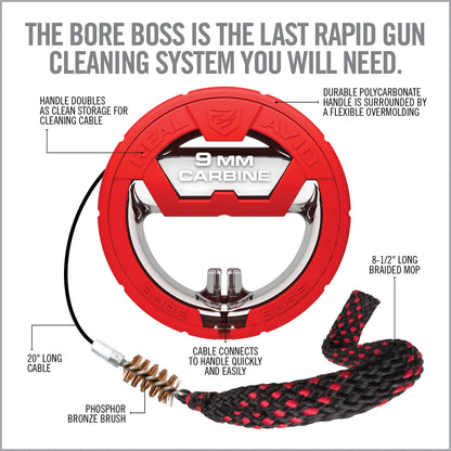 REAL AVID BORE BOSS WAFFENREINIGUNGSSCHNUR FÜR KALIBER .30, .308, 7,62MM