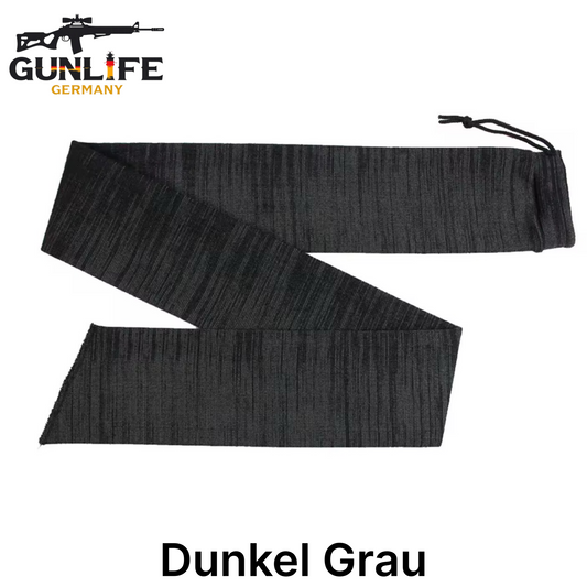 Gewehrsocke Silikon behandelt 140cm Dunkel Grau